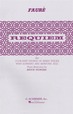 Requiem fr Sopran, Bariton und gem Chor (en/la)  Klavierauszug