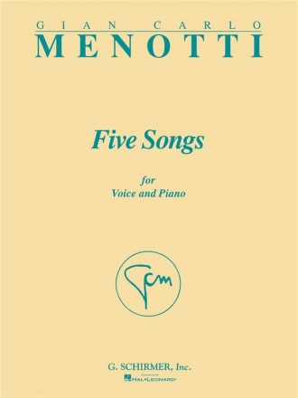 5 Songs for voice and piano