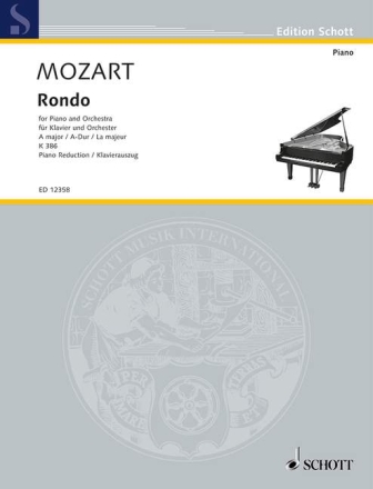 Rondo A-Dur KV386 fr Klavier und Orchester fr 2 Klaviere (z. Auff. sind 2 Ex. erforderlich)