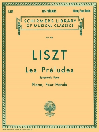 Les preludes for piano 4 hands
