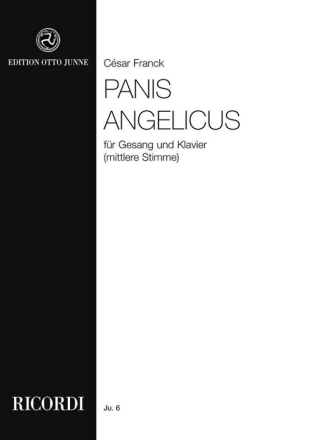 Panis angelicus A-Dur fr mittlere Singstimme und Klavier