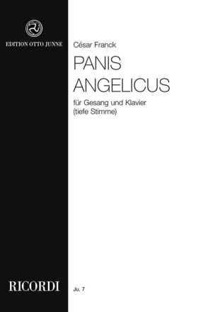 Panis angelicus G-Dur für tiefe Singstimme und Klavier