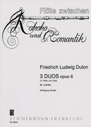 Duo F-Dur op.6,2 für Flöte und Viola