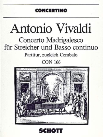 Concerto Madrigalesco PV 86 / RV 129 fr Streicher und Basso continuo Err:520