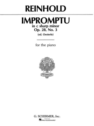 Impromptu cis-Moll op.28,3 fr Klavier