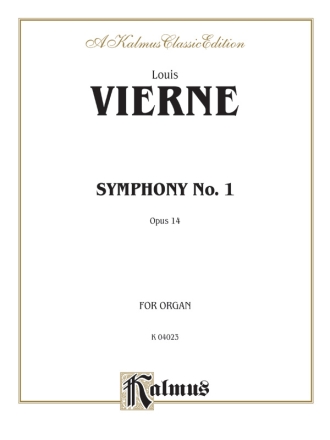 Symphony no.1 op.14 for organ