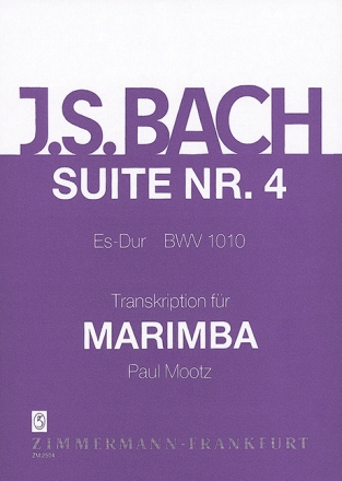 Suite Es-Dur Nr.4  BWV1010 fr Marimba
