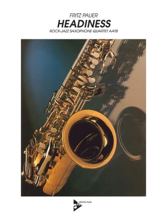 Haediness Rock-Jazz fr fr 4 Saxophone (AATB) Partitur und Stimmen