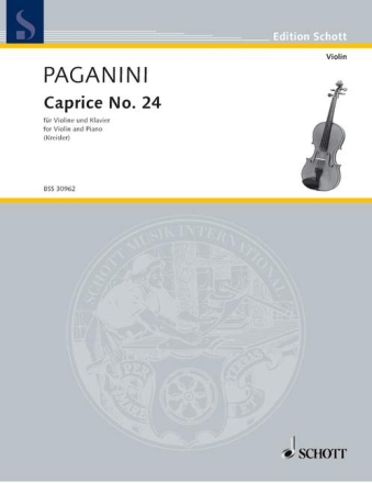 Caprice No. 24 a-Moll Nr. 14 fr Violine und Klavier