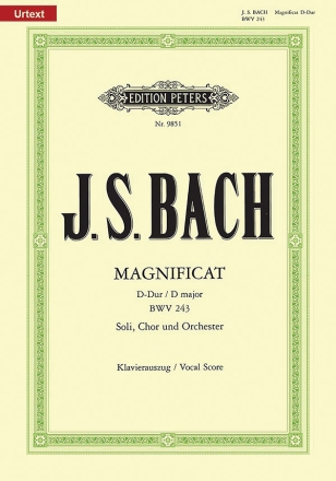 Magnificat D-Dur BWV243 fr Soli, Chor und Orchester Klavierauszug
