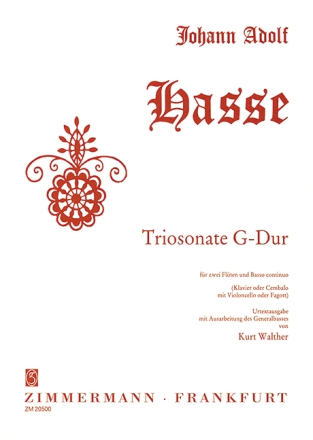 Triosonate G-Dur fr 2 Flten und Bc