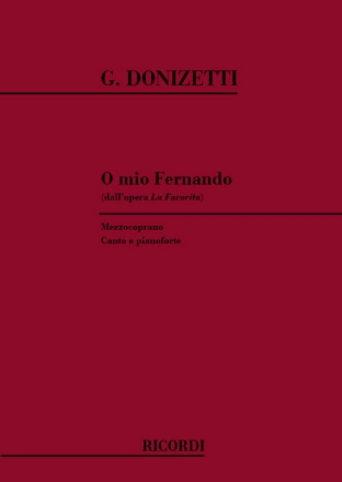 O mio Fernando aus der Oper 'La favorita' fr Mezzosopran und Klavier (it)