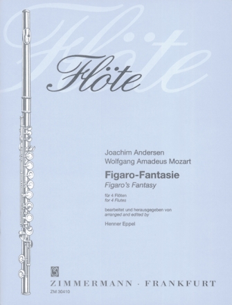 Figaro-Fantasie fr 4 Flten Partitur und Stimmen