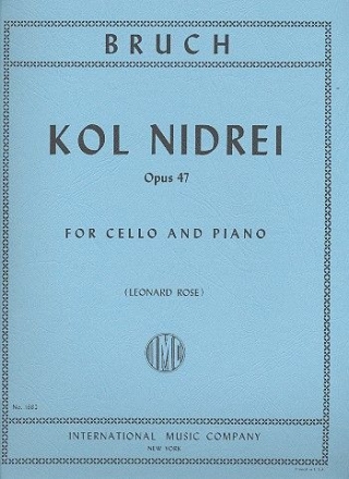 Kol nidrei op.47 for cello and piano