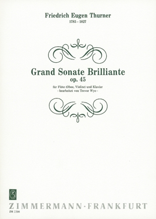 Grand sonate brillante op.45 fr Flte (Oboe, Violine) und Klavier