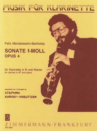 Sonate f-Moll op.4 fr Klarinette und Klavier