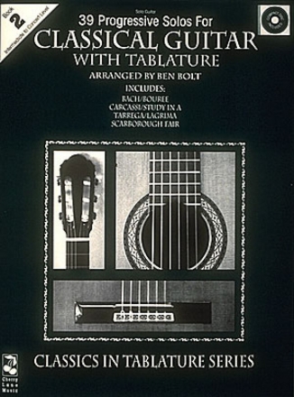 39 progressive Solos for classical Guitar vol.2 (+CD): Songbook guitar/tab