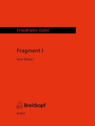 Fragment Kyrie eleison fr Orgel