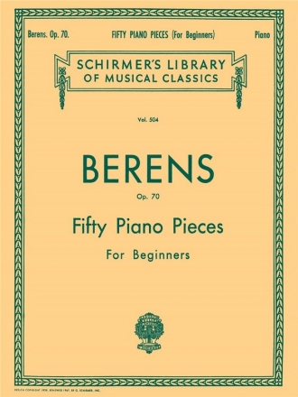50 Piano Pieces for beginners op.70