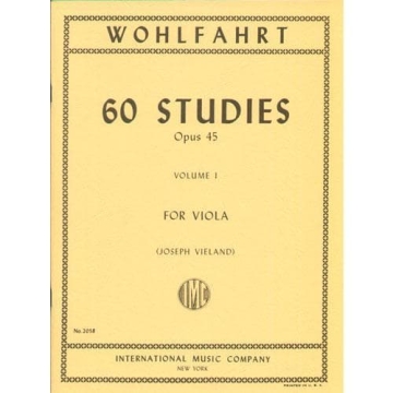 60 Studies op.45 vol.1 (nos. 1-30) for viola