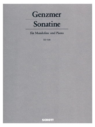 Sonatine GeWV 225a fr Mandoline und Klavier