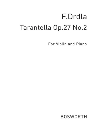 Tarantella op.27,2 for violin and piano