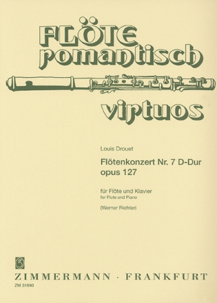 Konzert D-Dur Nr.7 op.127 fr Flte und Orchester fr Flte und Klavier