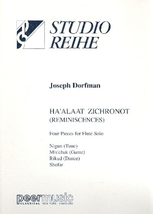 Ha'alaat zichronot for flute solo