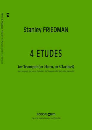 4 Etudes for trumpet (or horn, or clarinet)