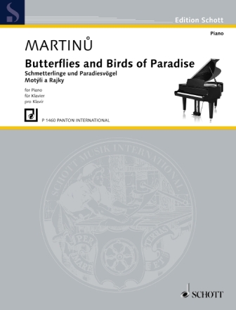 Schmetterlinge und Paradiesvgel H 127  - Drei Stcke fr Klavier