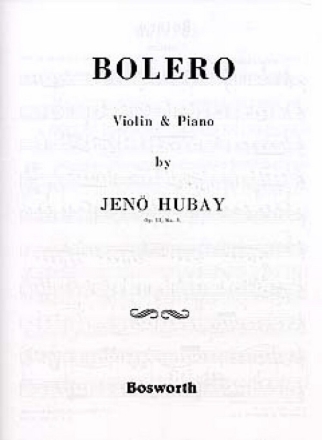 Bolero op.51,3 for violin and piano