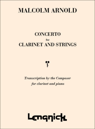 Concerto for clarinet and piano (orig. for clarinet and strings)