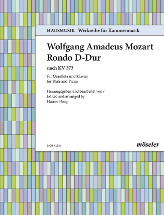 Rondo D-Dur nach KV373 Ausgabe fr Flte und Klavier