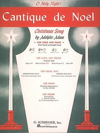 Cantique de Noel for low voice and piano