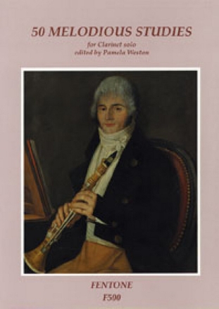 50 melodious studies for clarinet solo