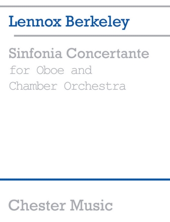 Sinfonia Concertante for Oboe and Chamber Orch. for oboe and piano
