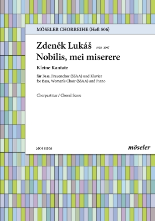 Nobilis mei miserere - Kleine Kantate fr Ba solo, Frauenchor und Klavier Partitur (la)
