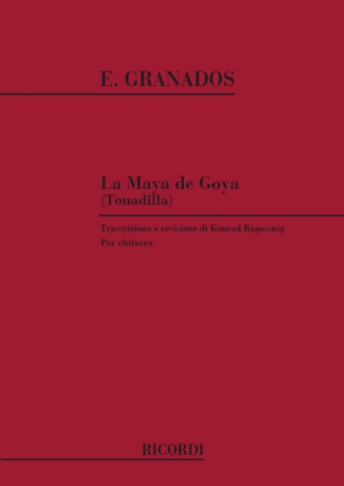 La maja de Goya Tonadilla per chitarra