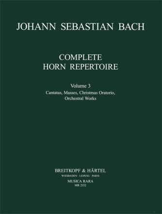Complete Horn Repertoire vol.3 for 1-2 horns in F, G and D score
