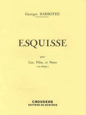 Esquisse pour cor, flte et piano (harpe)