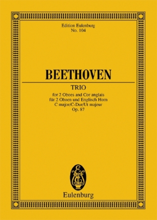 Trio C-Dur op.87 fr 2 Oboen und Englisch Horn Studienpartitur