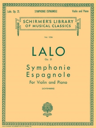 Symphonie espagnole op.21 for violin and piano