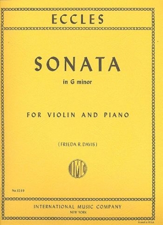 Sonata g minor for violin and piano