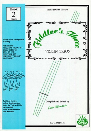 Fiddler's Three vol.2 violin trios (easy) score
