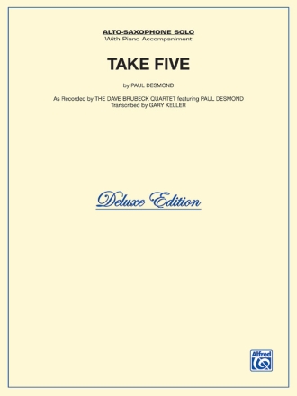 Take Five for alto saxophone and piano