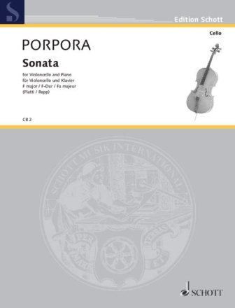 Sonata F-Dur fr Violoncello und Klavier
