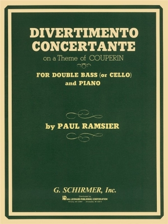 Divertimento Concertante on a Theme of Couperin for double bass or cello and piano