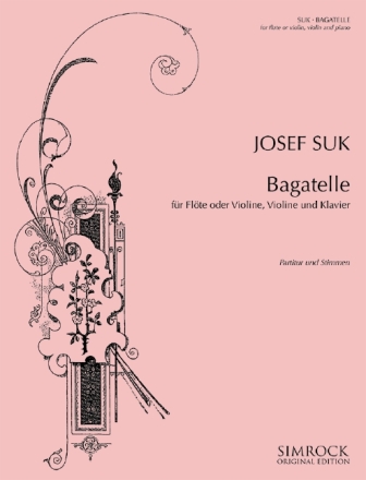 Bagatelle fr Flte (Violine), Violine und Klavier Stimmen