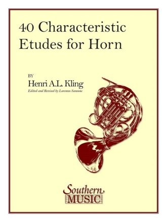 40 characteristic etudes for french horn