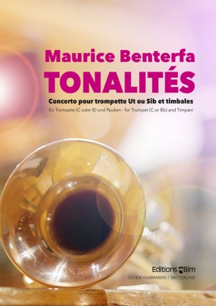 Tonalits Concerto pour trompette en ut ou sib avec accompagnement de timbales